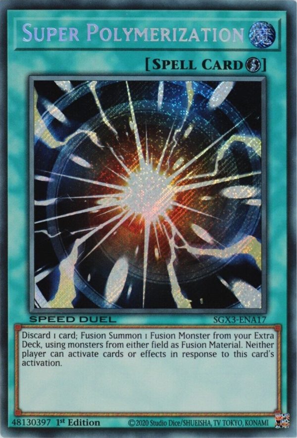 Super Polymerization [SGX3-ENA17] Secret Rare Hot on Sale