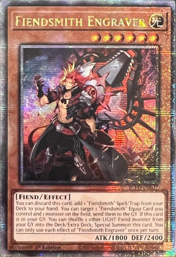 Fiendsmith Engraver (Quarter Century Secret Rare) [INFO-EN017] Quarter Century Secret Rare Supply