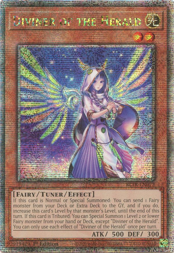 Diviner of the Herald (Quarter Century Secret Rare) [BLTR-EN072] Quarter Century Secret Rare Online