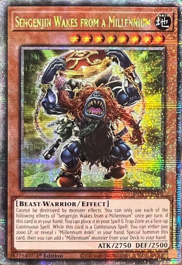 Sengenjin Wakes from a Millennium (Quarter Century Secret Rare) [INFO-EN001] Quarter Century Secret Rare Sale