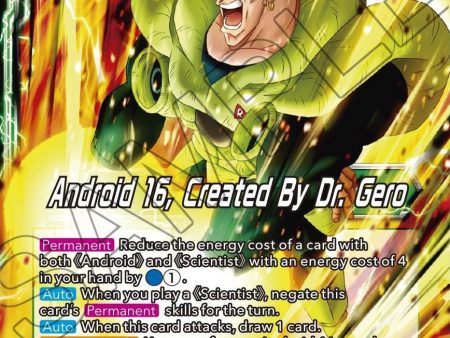 Android 16    Android 16, Created By Dr. Gero (P-495) [Promotion Cards] Sale