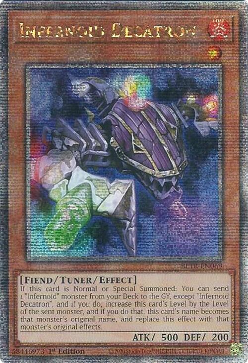 Infernoid Decatron (Quarter Century Secret Rare) [BLTR-EN069] Quarter Century Secret Rare Online Hot Sale