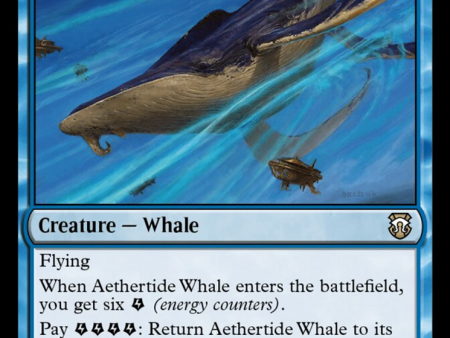 Aethertide Whale (Ripple Foil) [Modern Horizons 3 Commander] Online Sale