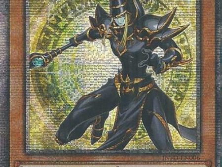 Dark Magician the Magician of Black Magic (Quarter Century Secret Rare) [INFO-EN006] Quarter Century Secret Rare For Sale