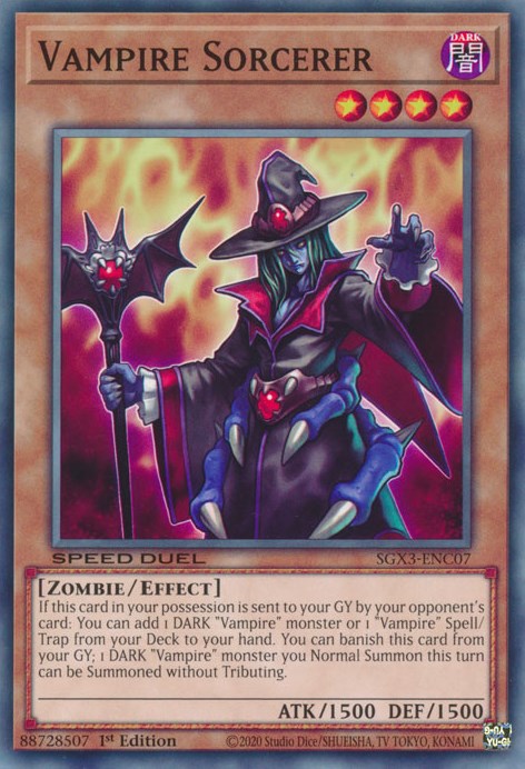 Vampire Sorcerer [SGX3-ENC07] Common Supply