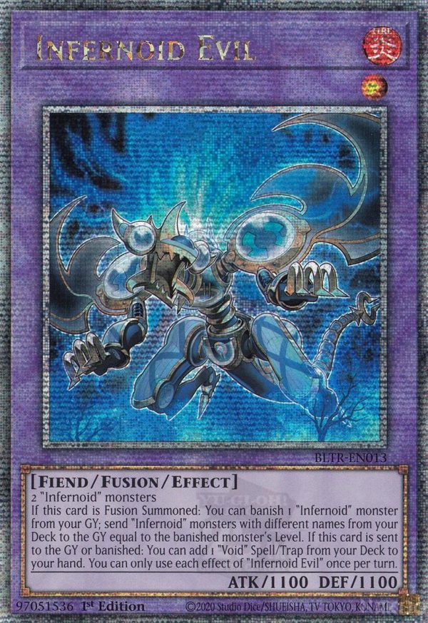 Infernoid Evil (Quarter Century Secret Rare) [BLTR-EN013] Quarter Century Secret Rare For Sale