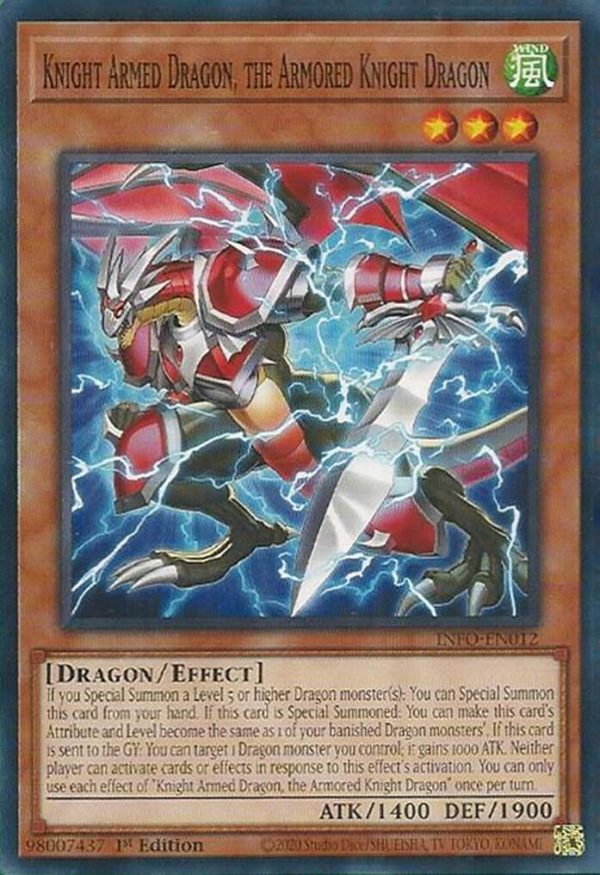 Knight Armed Dragon, the Armored Knight Dragon [INFO-EN012] Common For Cheap