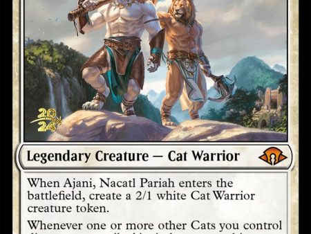 Ajani, Nacatl Pariah [Modern Horizons 3 Prerelease Promos] Online