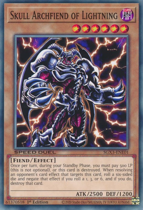 Skull Archfiend of Lightning [SGX3-ENE01] Common Supply