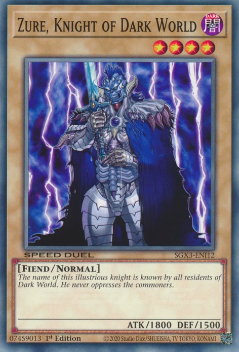 Zure, Knight of Dark World [SGX3-ENI12] Common Supply