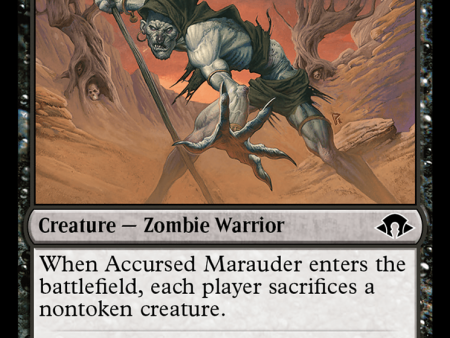 Accursed Marauder (Ripple Foil) [Modern Horizons 3] Hot on Sale