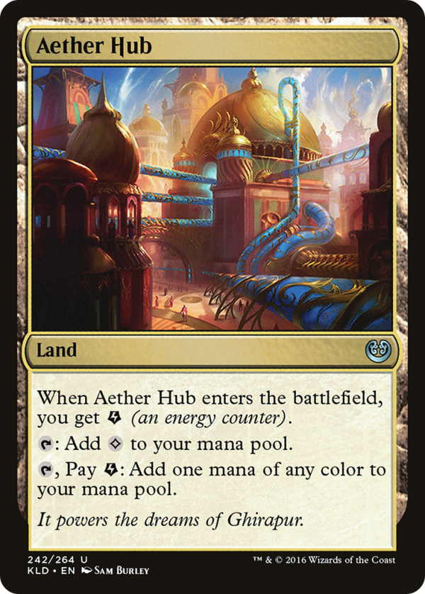 Aether Hub (Ripple Foil) [Modern Horizons 3 Commander] on Sale