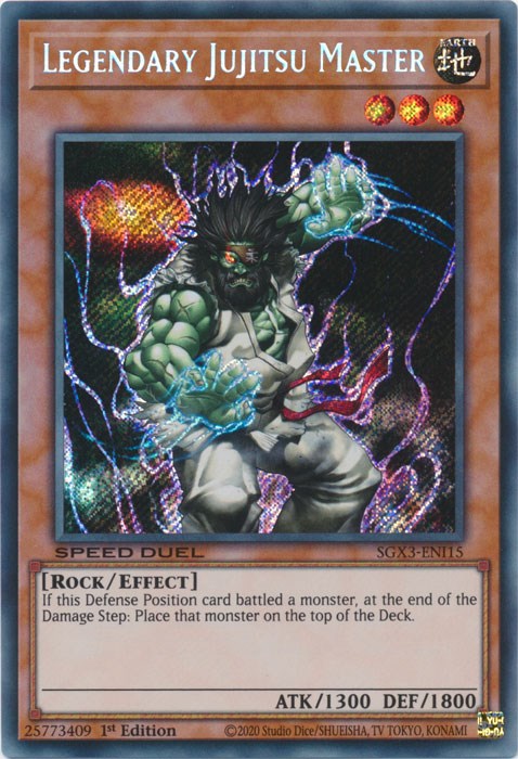 Legendary Jujitsu Master [SGX3-ENI15] Secret Rare on Sale