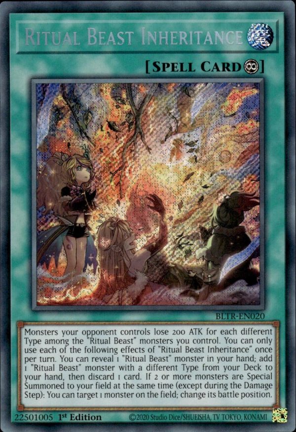 Ritual Beast Inheritance [BLTR-EN020] Secret Rare For Cheap