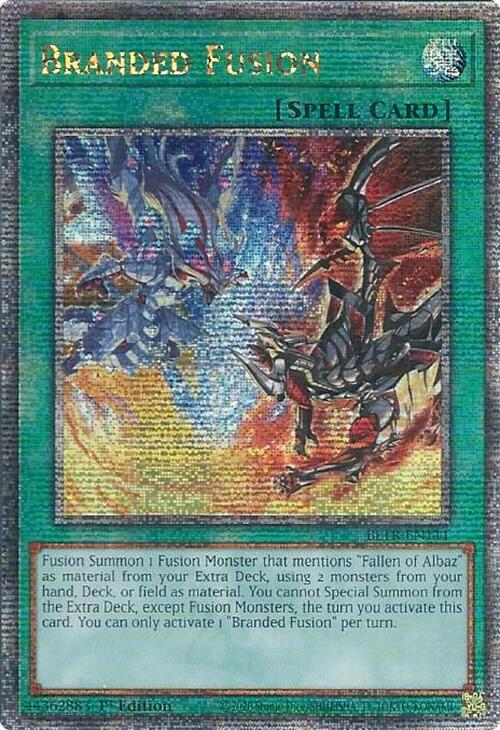 Branded Fusion (Quarter Century Secret Rare) [BLTR-EN111] Quarter Century Secret Rare Online Sale