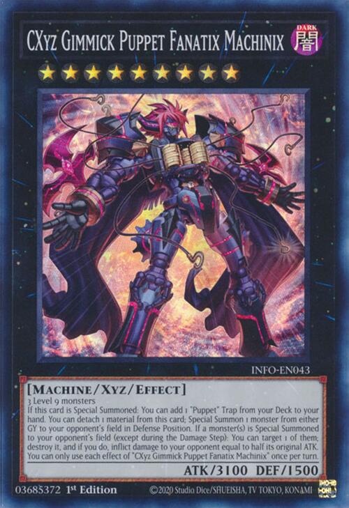 CXyz Gimmick Puppet Fanatix Machinix [INFO-EN043] Super Rare For Cheap