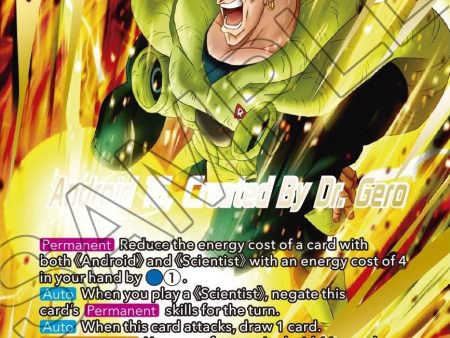 Android 16    Android 16, Created By Dr. Gero (Gold Stamped) (P-495) [Promotion Cards] Discount