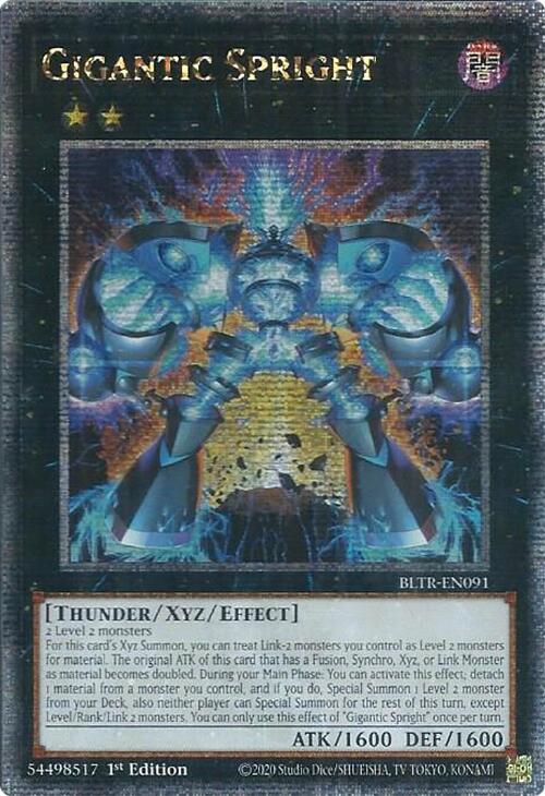 Gigantic Spright (Quarter Century Secret Rare) [BLTR-EN091] Quarter Century Secret Rare For Cheap