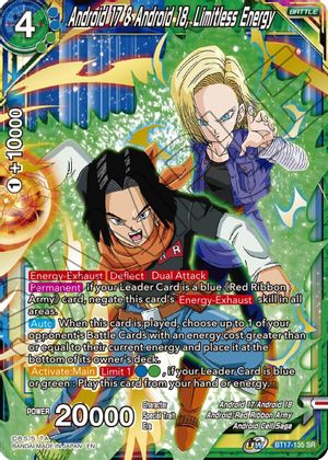 Android 17 & Android 18, Limitless Energy (BT17-135) [Ultimate Squad] Sale