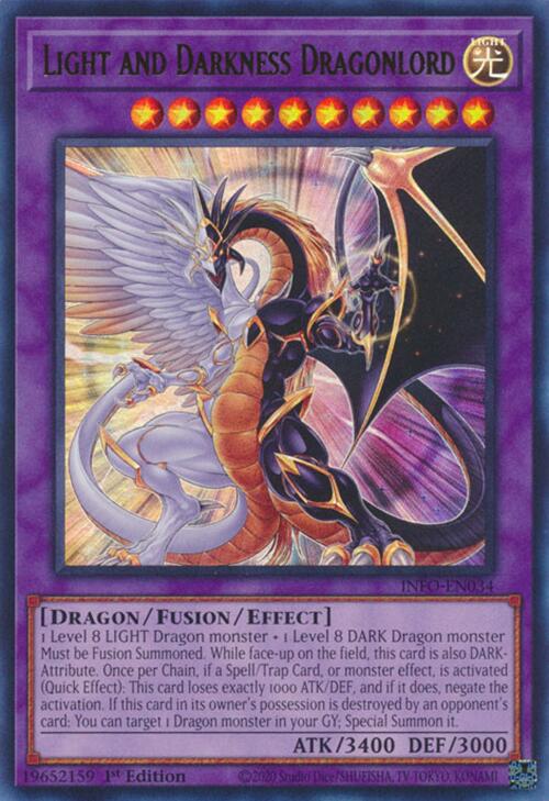 Light and Darkness Dragonlord [INFO-EN034] Ultra Rare Hot on Sale