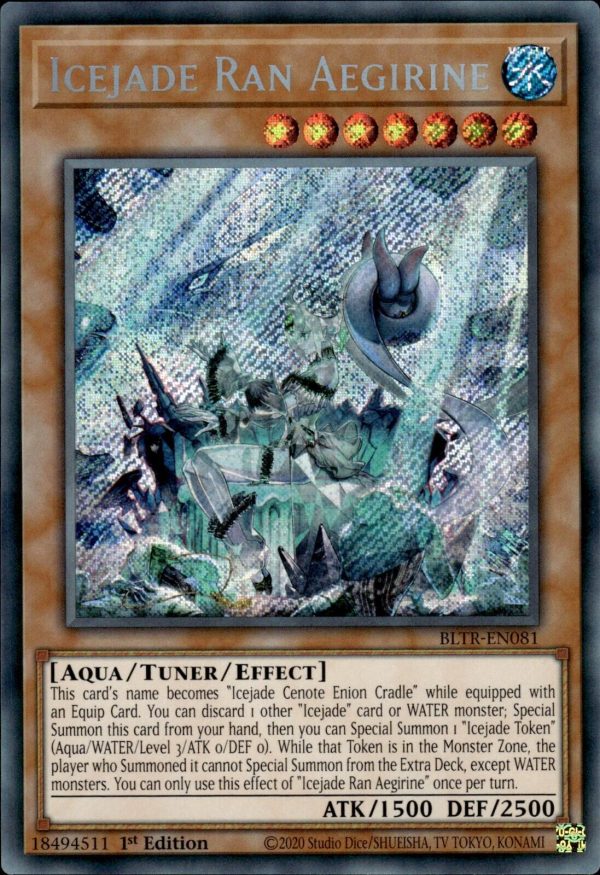 Icejade Ran Aegirine [BLTR-EN081] Secret Rare Supply