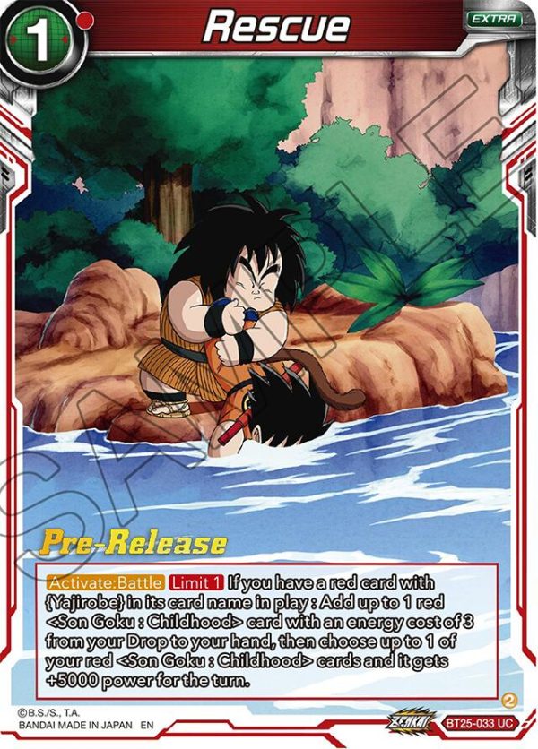 Rescue (BT25-033) [Legend of the Dragon Balls Prerelease Promos] Online