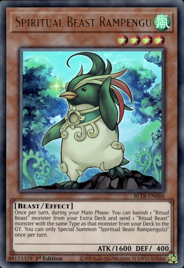 Spiritual Beast Rampengu [BLTR-EN066] Ultra Rare Hot on Sale