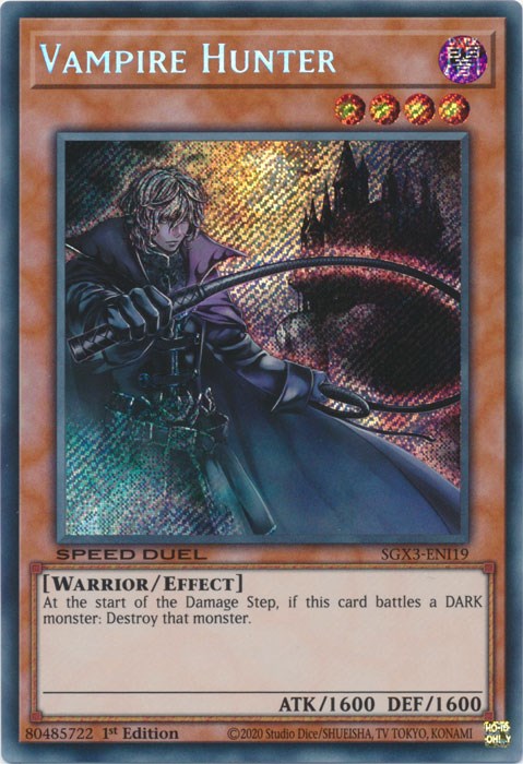 Vampire Hunter [SGX3-ENI19] Secret Rare For Sale