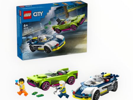 60415 City Police Car and Muscle Car Chase Online Sale