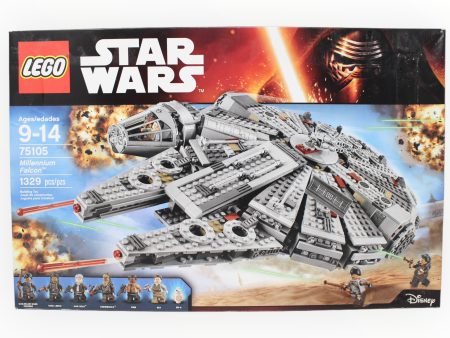 Retired Set 75105 Star Wars Millennium Falcon (damaged box) on Sale