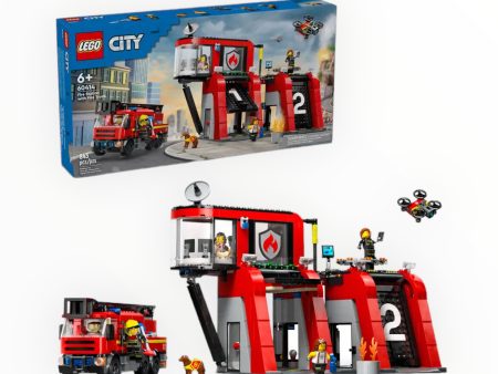 60414 City Fire Station with Fire Truck Online