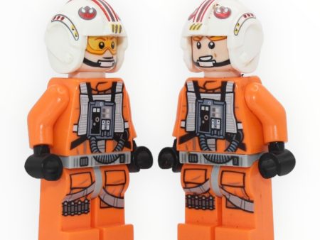 Luke Skywalker (Pilot, four bullets on leg, askew front panel, 2021) Cheap