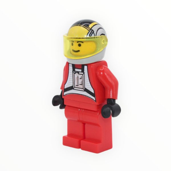 Rebel B-Wing Pilot (yellow head, red jumpsuit, helmet with large print, 2000) Supply