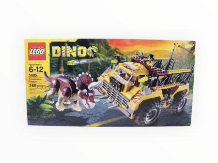 Retired Set 5885 Dino Triceratops Trapper Online now