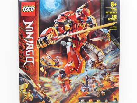 Retired Set 71720 Ninjago Fire Stone Mech Fashion