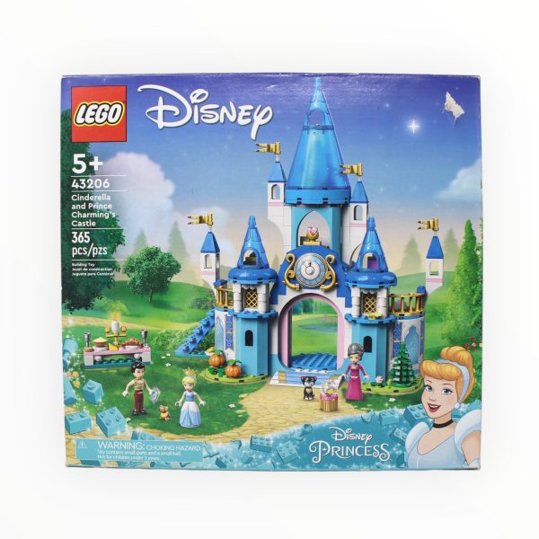 Certified Used Set 43206 Disney Cinderella and Prince Charming’s Castle Online Hot Sale