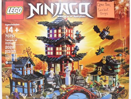 Certified Used Set Set 70751 Ninjago Temple of Airjitzu (open box, sealed bags) Hot on Sale