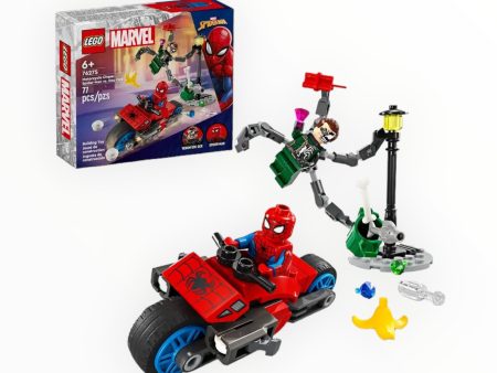 76275 Marvel Motorcycle Chase: Spider-Man vs. Doc Ock Cheap