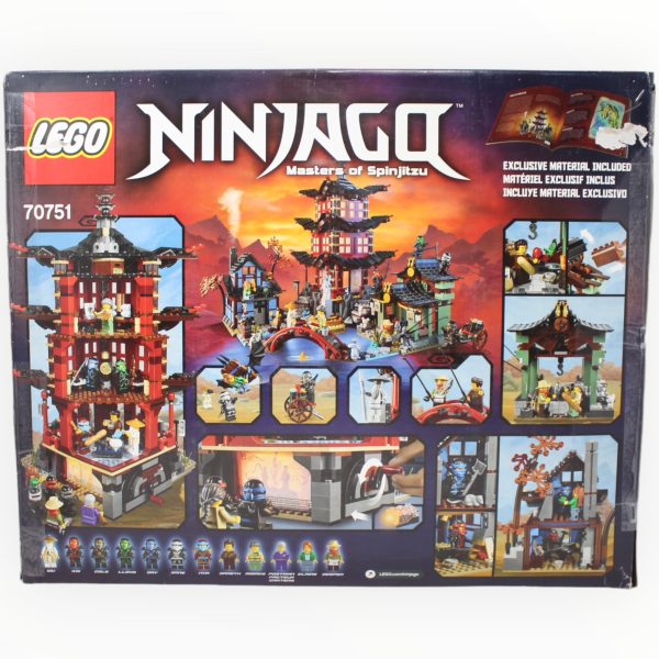 Certified Used Set Set 70751 Ninjago Temple of Airjitzu (open box, sealed bags) Hot on Sale