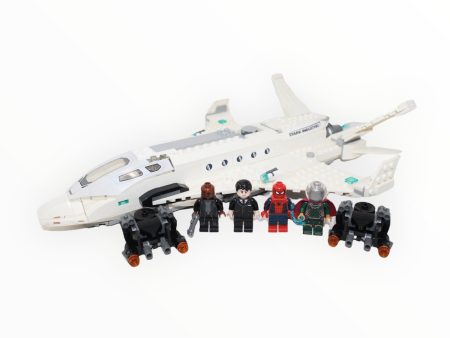 Used Set 76130 Spider-Man: Far From Home Stark Jet and the Drone Attack For Cheap