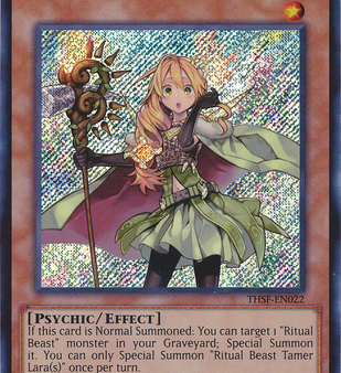 Ritual Beast Tamer Lara [THSF-EN022] Secret Rare Discount