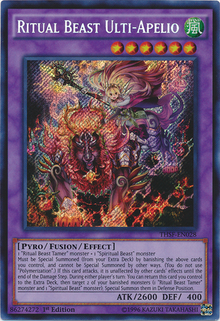 Ritual Beast Ulti-Apelio [THSF-EN028] Secret Rare Fashion