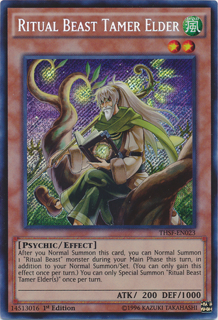 Ritual Beast Tamer Elder [THSF-EN023] Secret Rare Online Sale