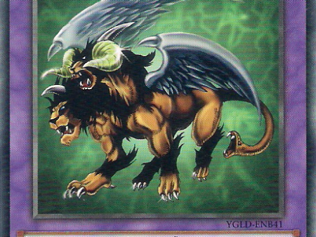 Chimera the Flying Mythical Beast [YGLD-ENB41] Common For Discount