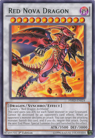 Red Nova Dragon [HSRD-EN024] Rare Hot on Sale