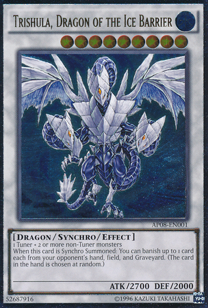 Trishula, Dragon of the Ice Barrier [AP08-EN001] Ultimate Rare Online Hot Sale