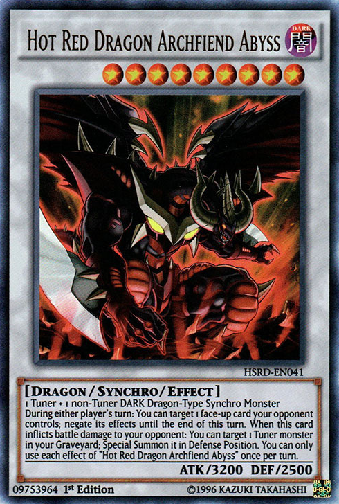 Hot Red Dragon Archfiend Abyss [HSRD-EN041] Ultra Rare For Sale